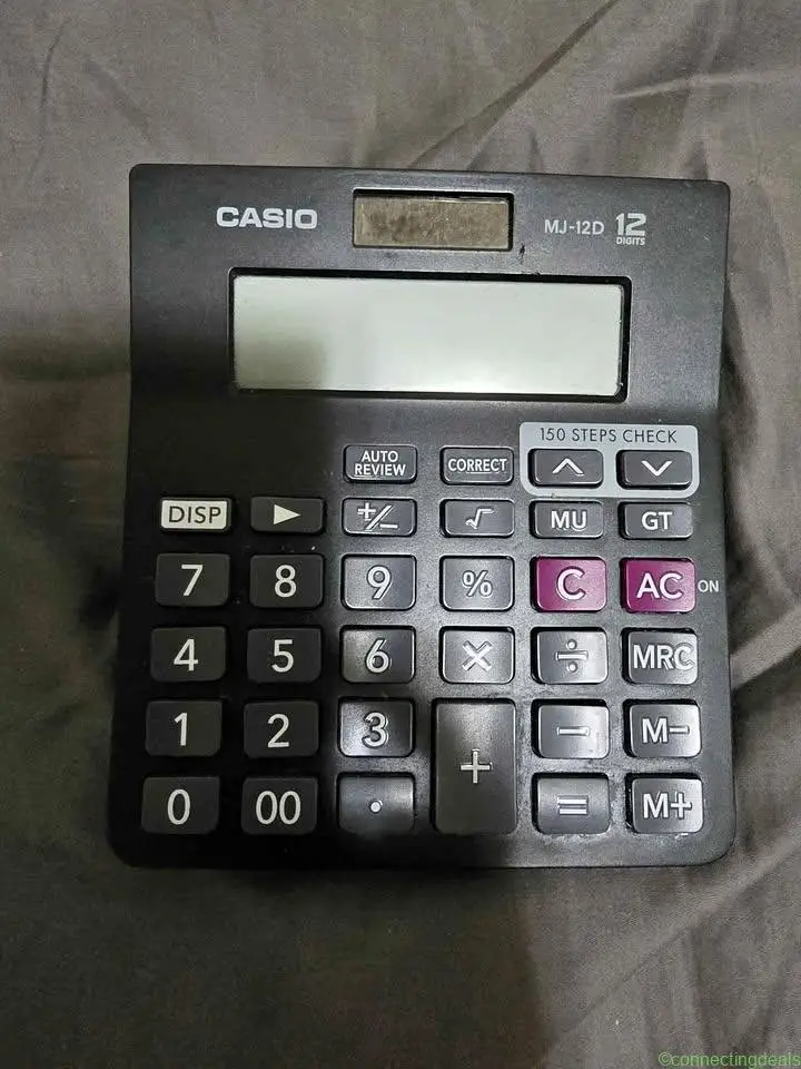 Casio MJ-12D 12-Digit Calculator