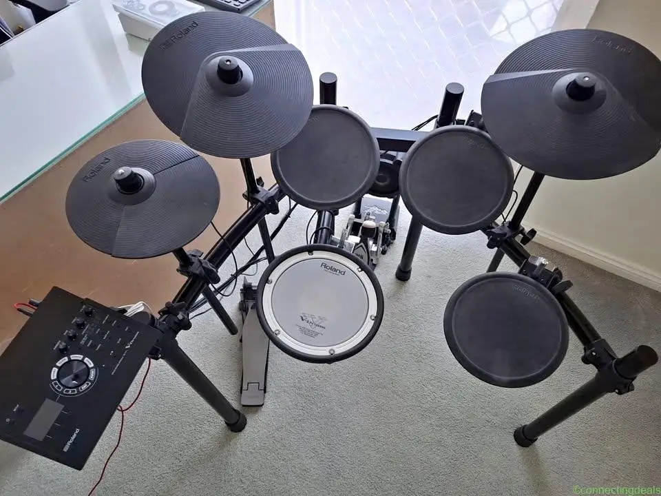 Roland V-Drums TD-17-L Electronic Drum Kit + Tama - Image 1