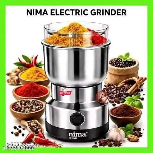 Coffee & spice mixture grinder steel