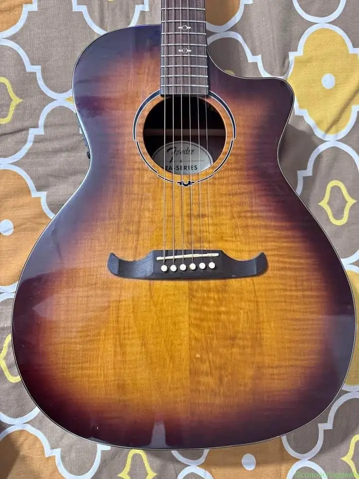 Fender FA 345ce acoustic guitar - Image 1