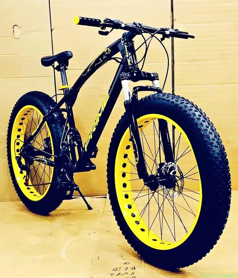 NEW FAT TYRE PRIME MTB BLACK & YELLOW 🖤&💛