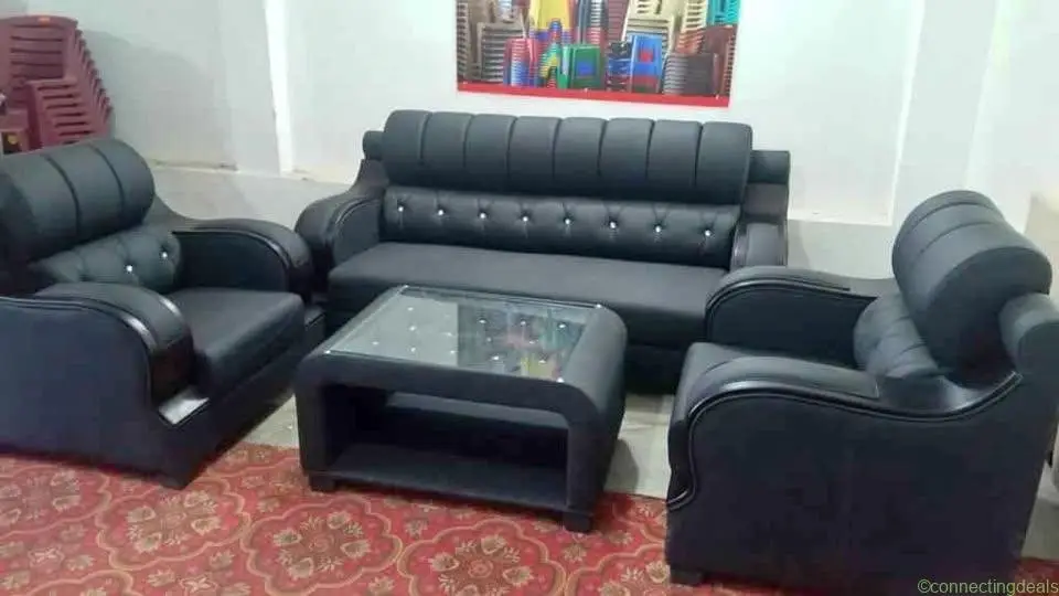 Tirpan Sofa set 3+1+1 & standard centre table