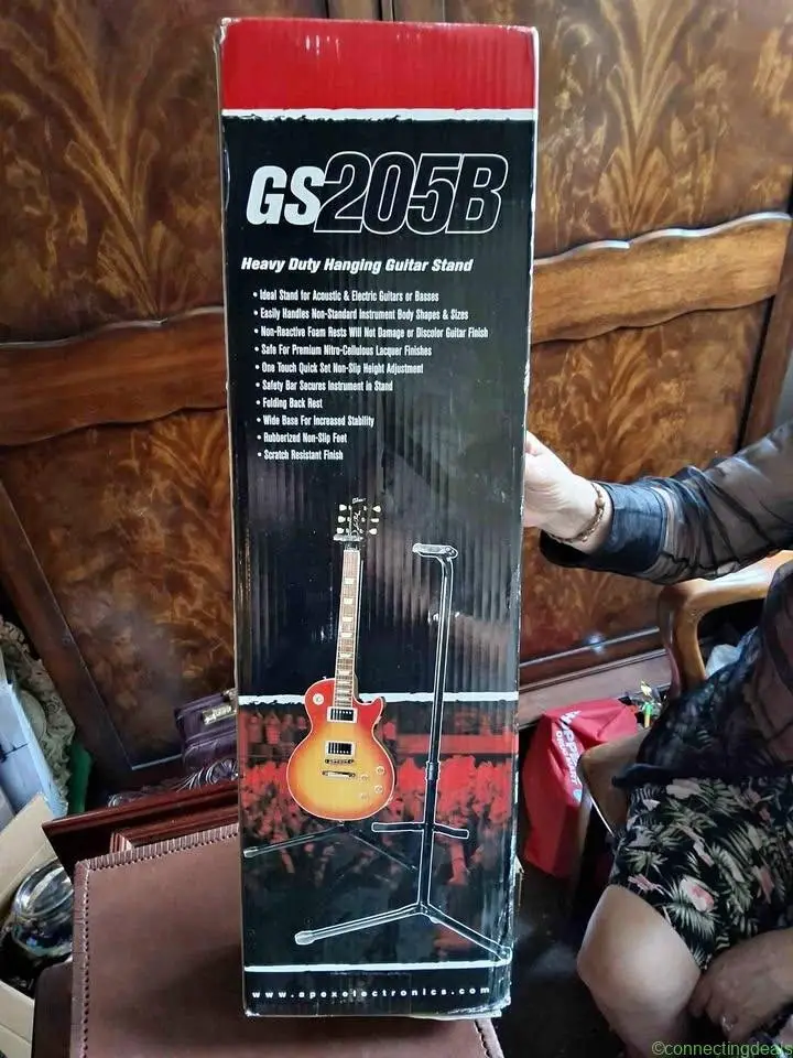 Guitar Stand. Hanging, Heavy Duty, . Apex GS205B.