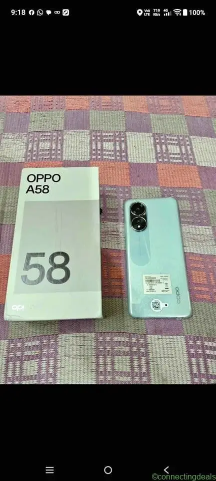 Oppo a58 (8 months old) 4g