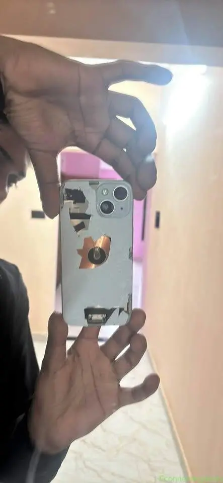I phone 15 white colour
