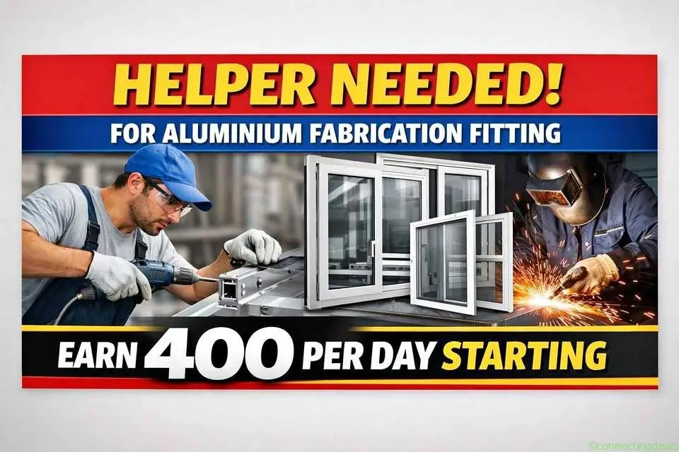 NEED HELPER FOR ALUMINIUM WORK FABRICATION