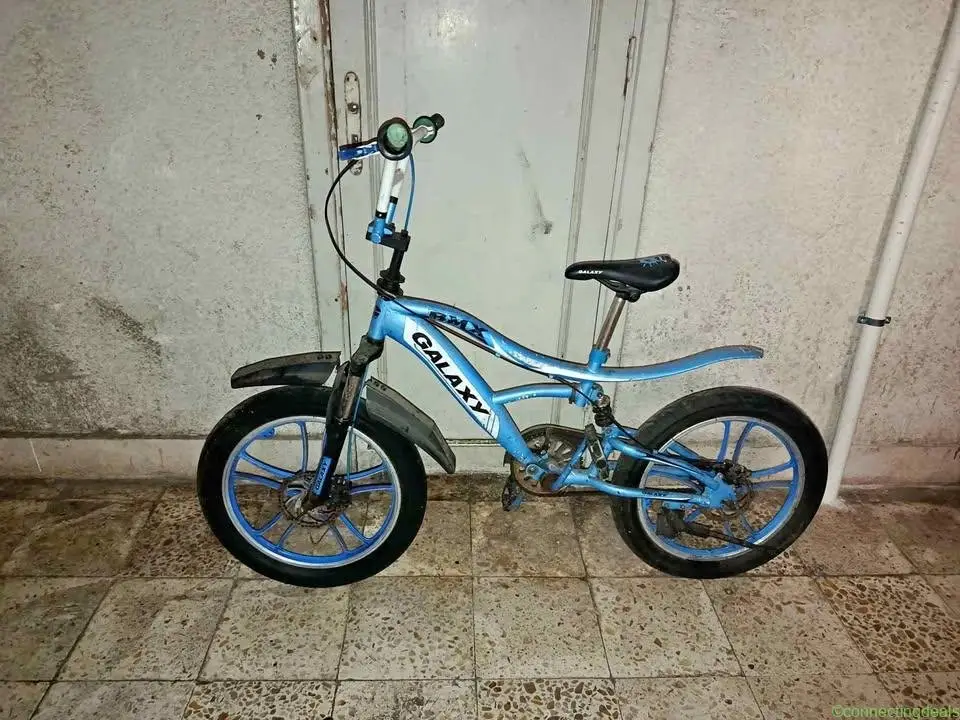 دراجه جالاكسي BMX مقاس 20 بوصه بمساعدين امامى
