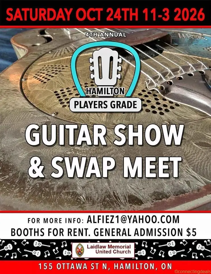 4th Annual Hamilton Players Grade Guitar Show Sat