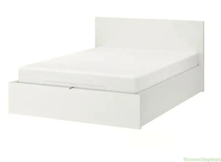 Letto matrimoniale contenitore Malm IKEA