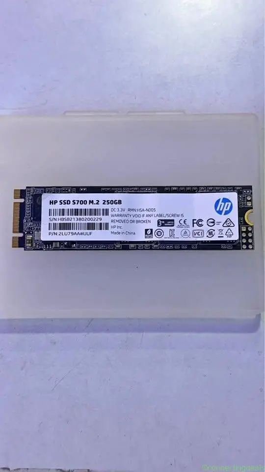 HP NVME M.2 250gb
