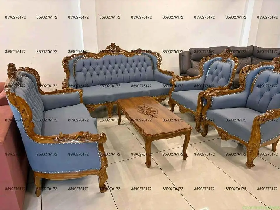 Premium luxury teak sofa set
