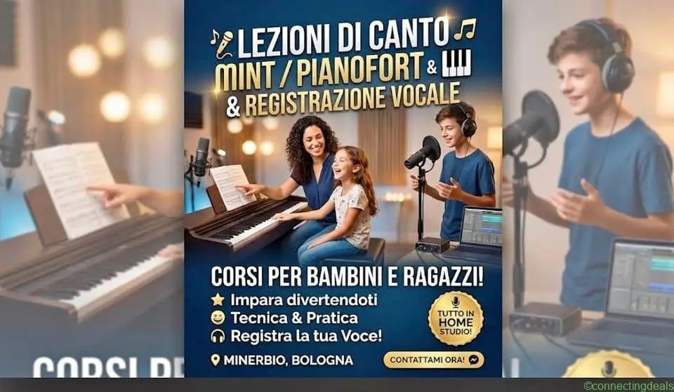Lezioni Canto / Pianoforte & Registrazione Voce - Image 1