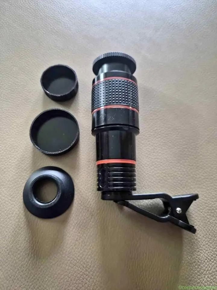12X zoom mobile Telephone Lens clip on monocular - Image 1