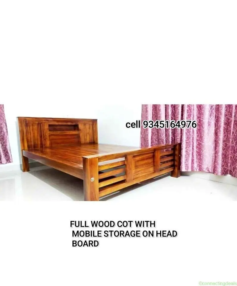Wooden cots starting from 8500 to 19000