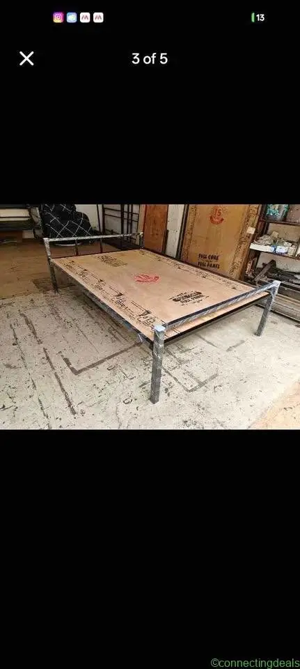 Iron bed 3feet/6feet