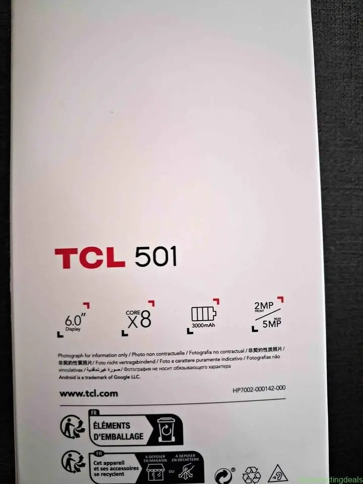 TCL 501 mobile phone