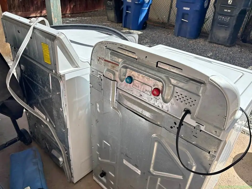 Washer and dryer
