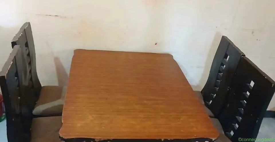 Wooden Dining Table with 4chair