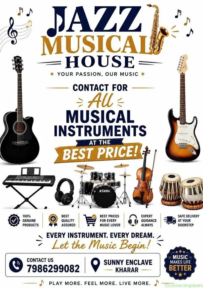 All musical instruments available here