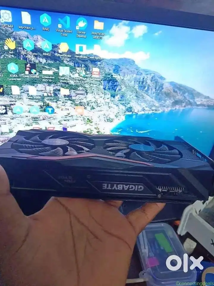 NVIDIA GTX 1050TI 4GB GIGABYTE GRAPHICS CARD