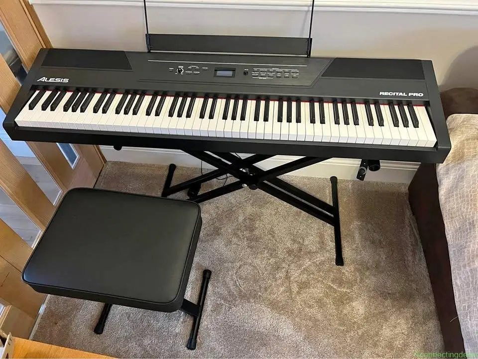 Alesis Recital Pro 88-Key Weighted Digital Piano,