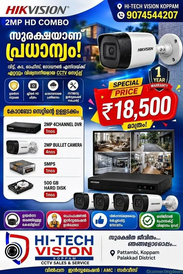 Hikvision 2MP HD CCTV Combo