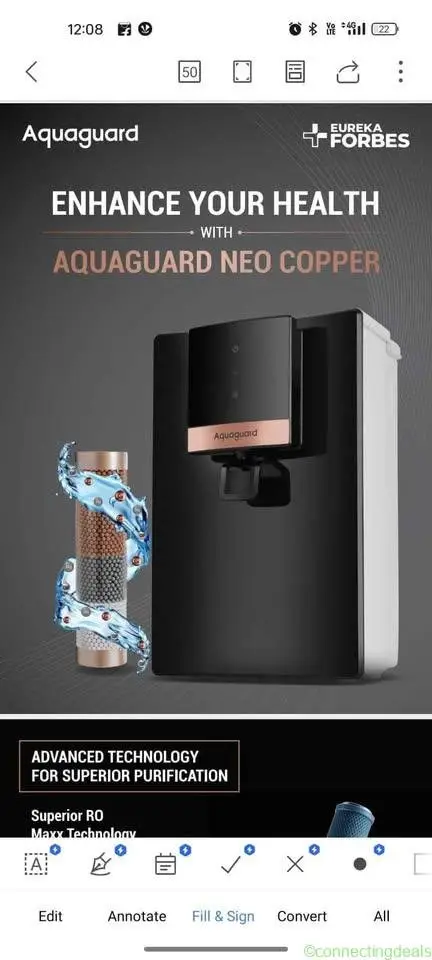 Aquaguard neo copper ro