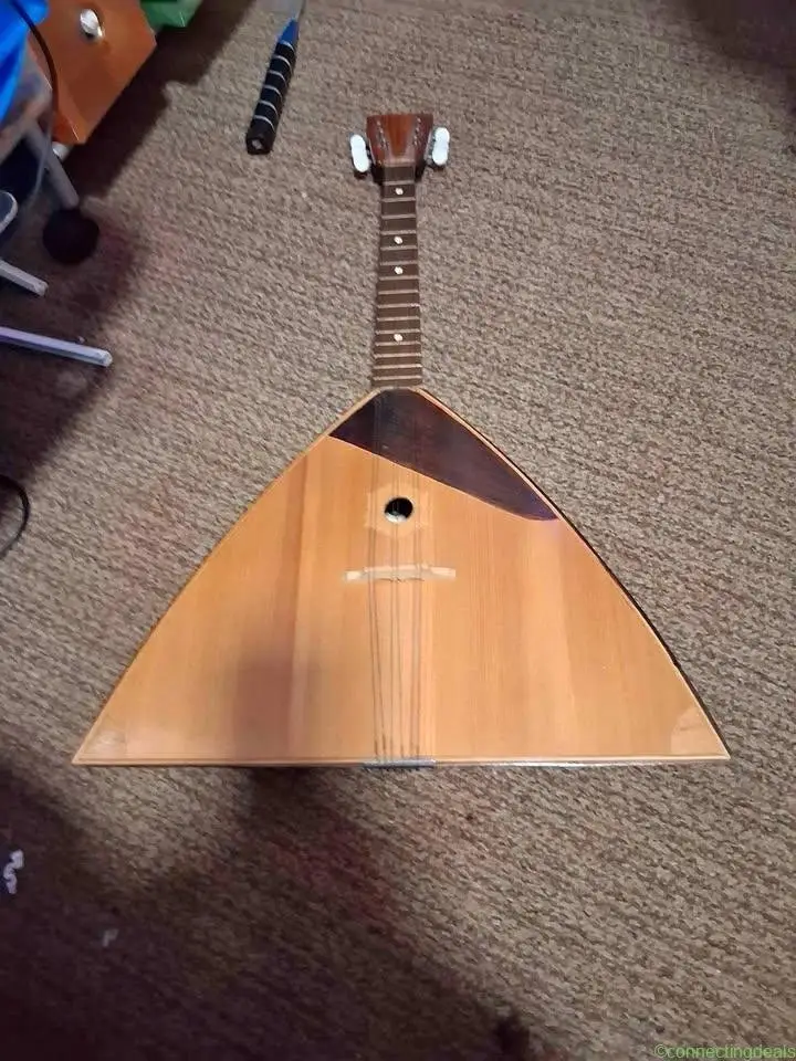 vintage balalaika, a traditional Russian stringed - Image 1