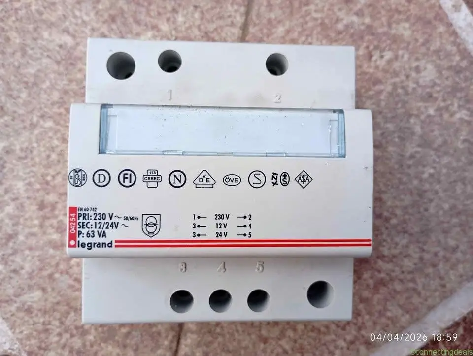 Transformateur 220V-12V/24V (AC) legrand