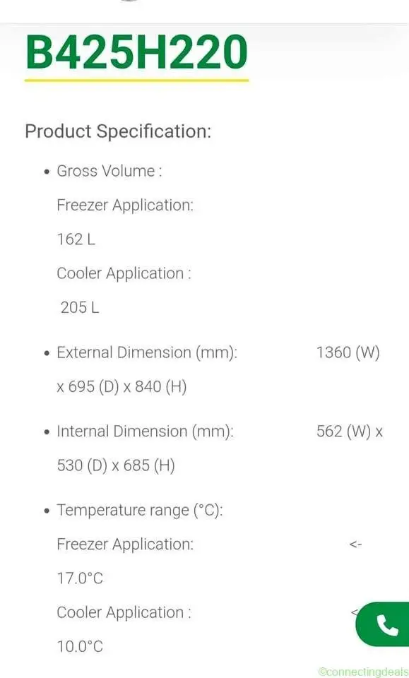 Deep freezer