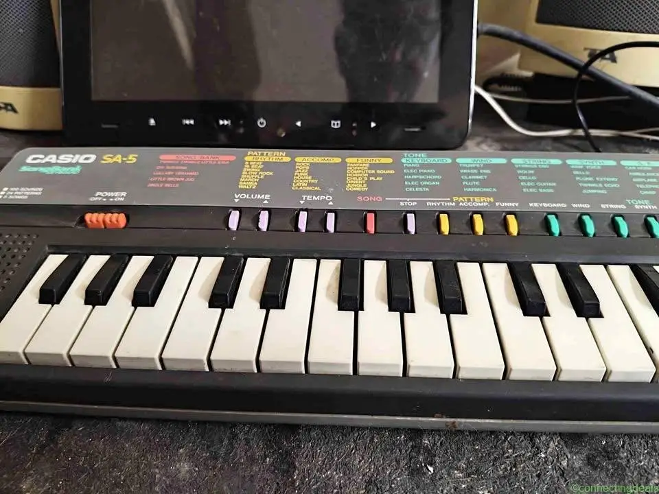Casio japan SA-5 SongBank Keyboard ๐น poano good