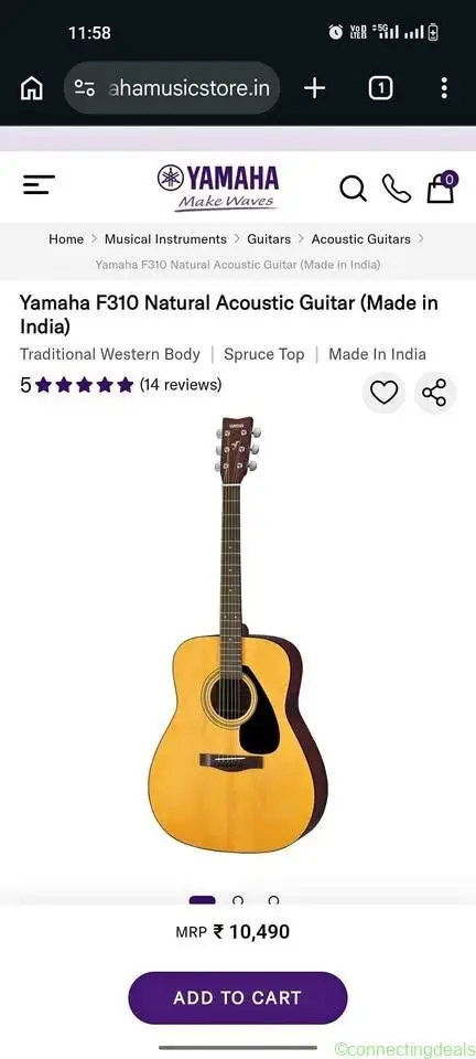 Guitar Yamaha brand