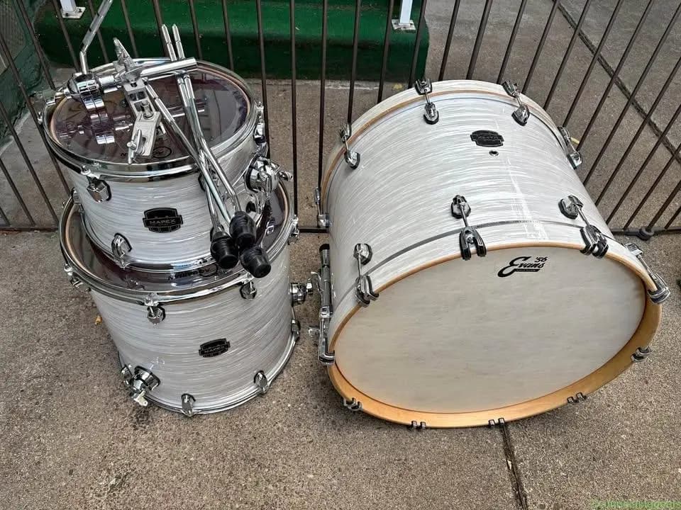 Mapex Saturn V Tour shell pack, white pearl, 3