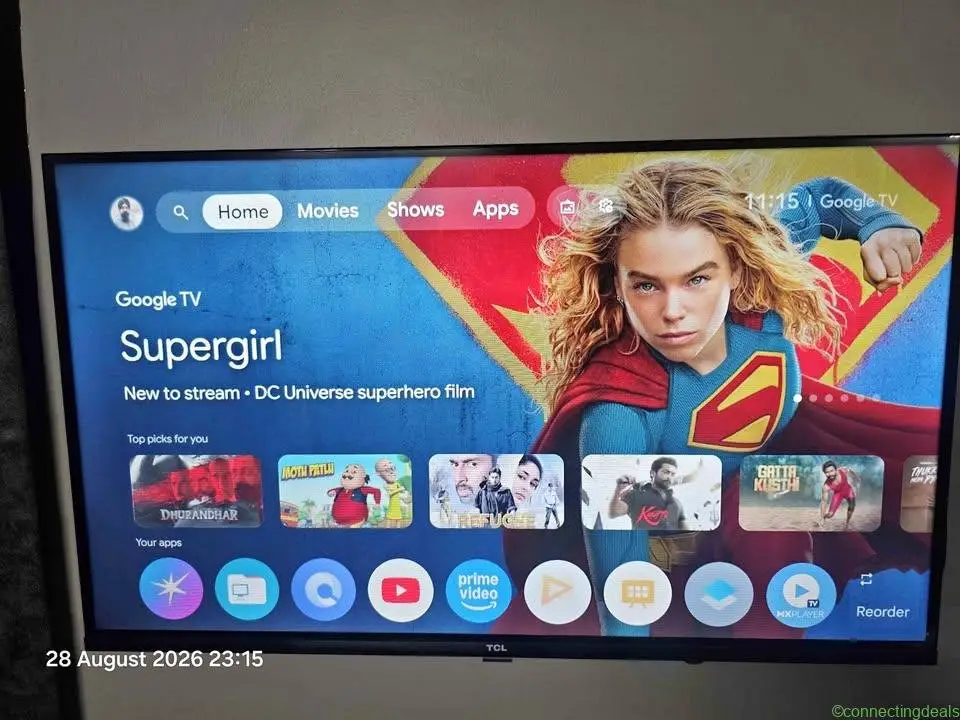 TCL 32 inch QLED Google TV - V4C