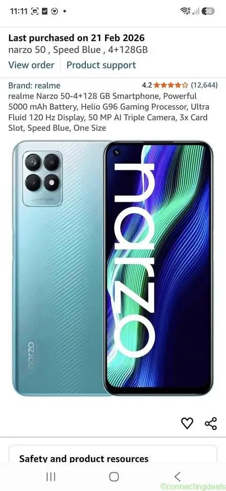 Phone - realme narzo android phone 128gb - Image 1