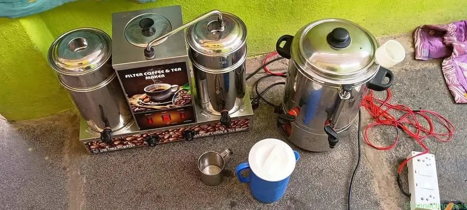 Coffee tea making machine milk boil - Image 1