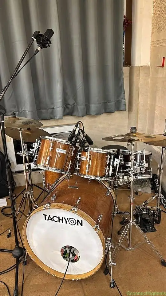 Tachyon Custom 7-Piece Drum Kit – Mahogany & - Image 1