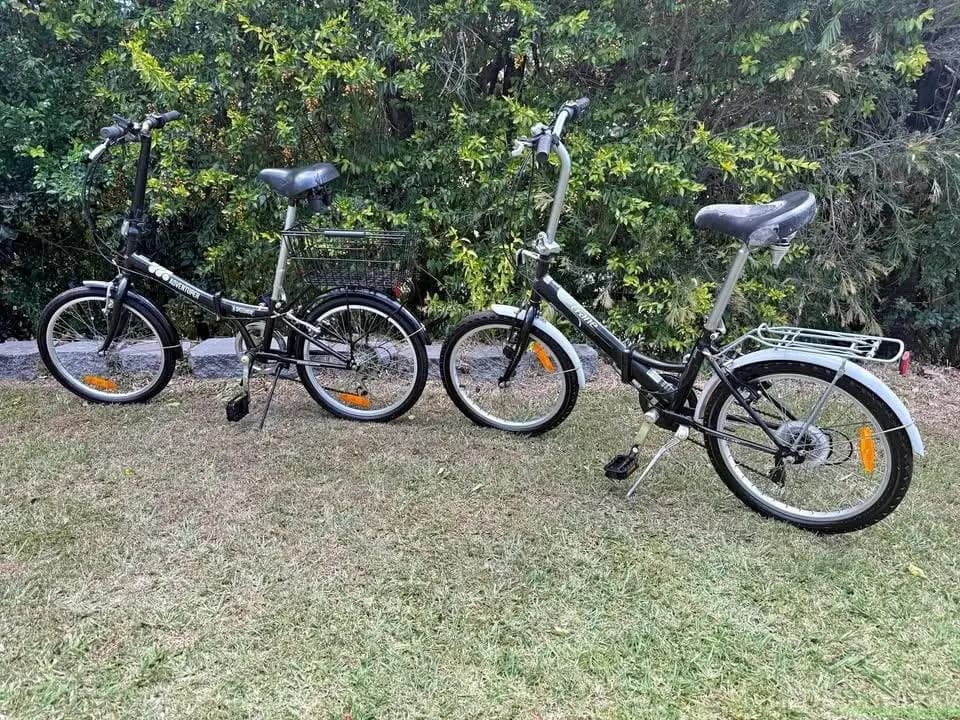 Fold up push bikes $135 per bike