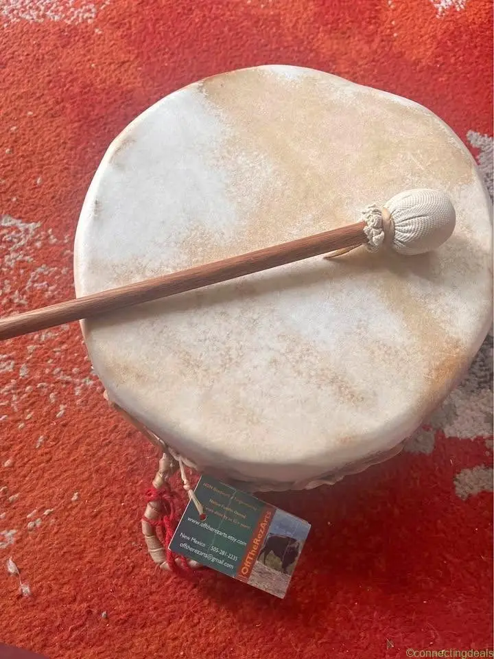 Traditional Pueblo Drum by Sheenasha