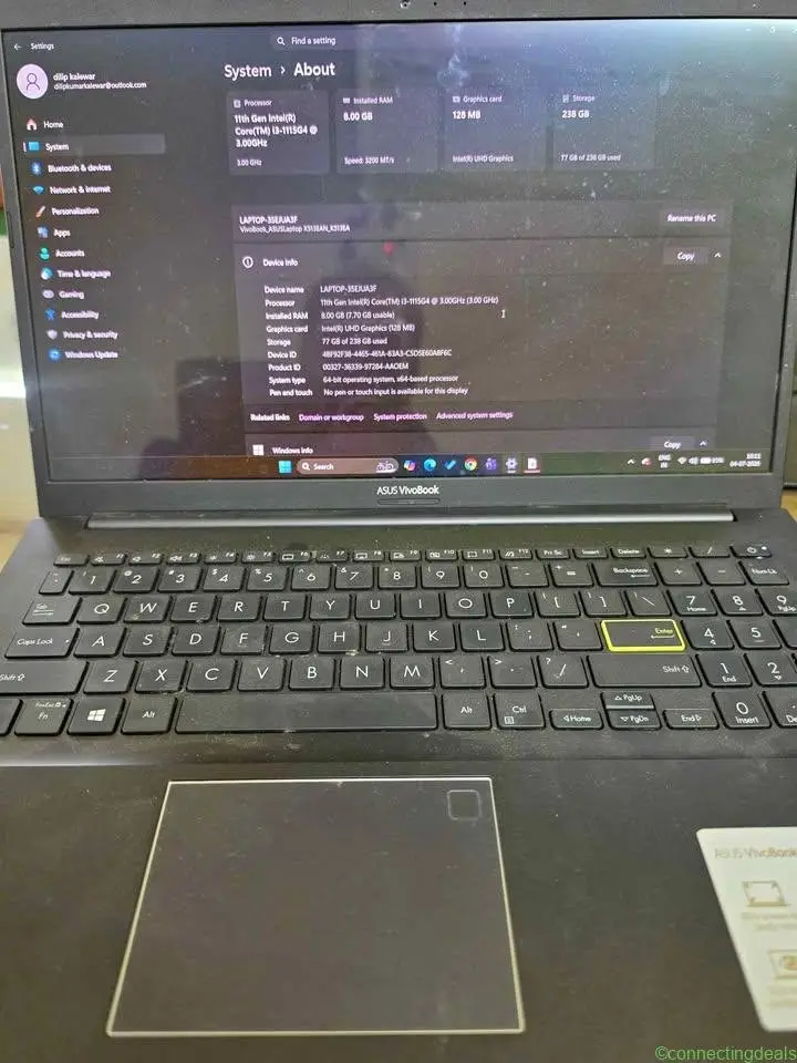Asus vivo book core i3 processor - Image 1