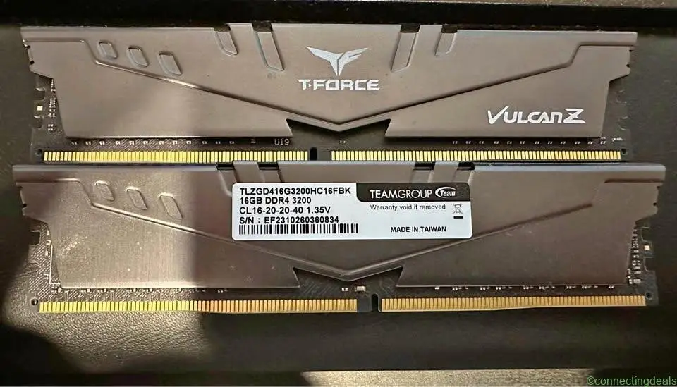 T-Force VulcanZ 32GB (2 x 16GB) 3200 DDR4 Ram
