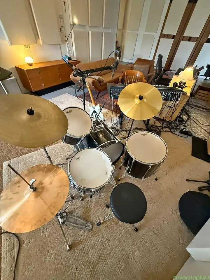 Pearl Export Black Drum Kit