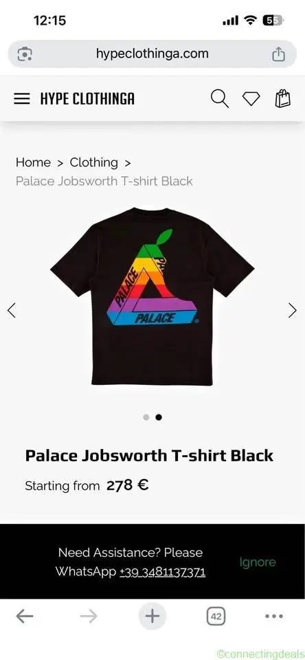 Palace Jobsworth T-Shirt