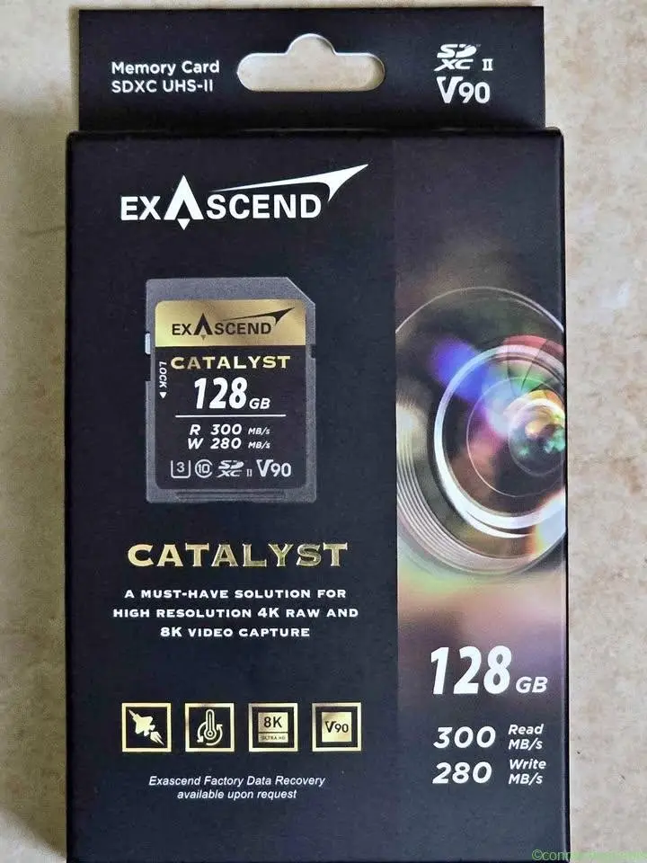 EXASCEND CATALYST UHS-II V90 SD Cards 128gb