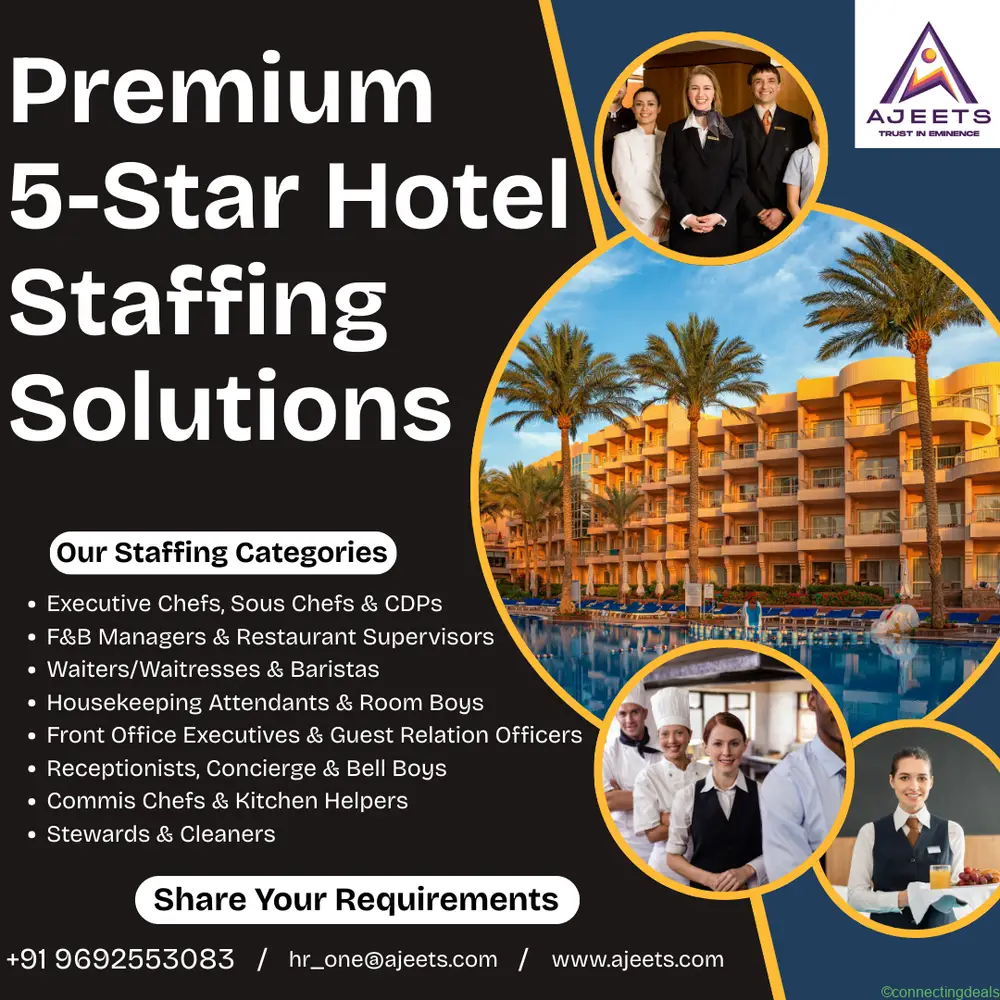 AJEETS – 5-Star Hotel Staffing Services from India - Image 1