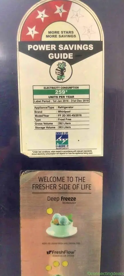 Whirlpool fridge