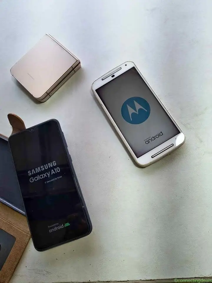 Samsung Flip 4 & Samsung A10 & Moto G 2nd Gen