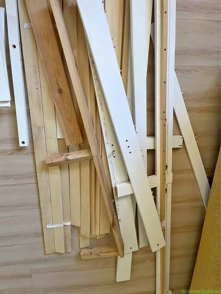Double bed and mattress