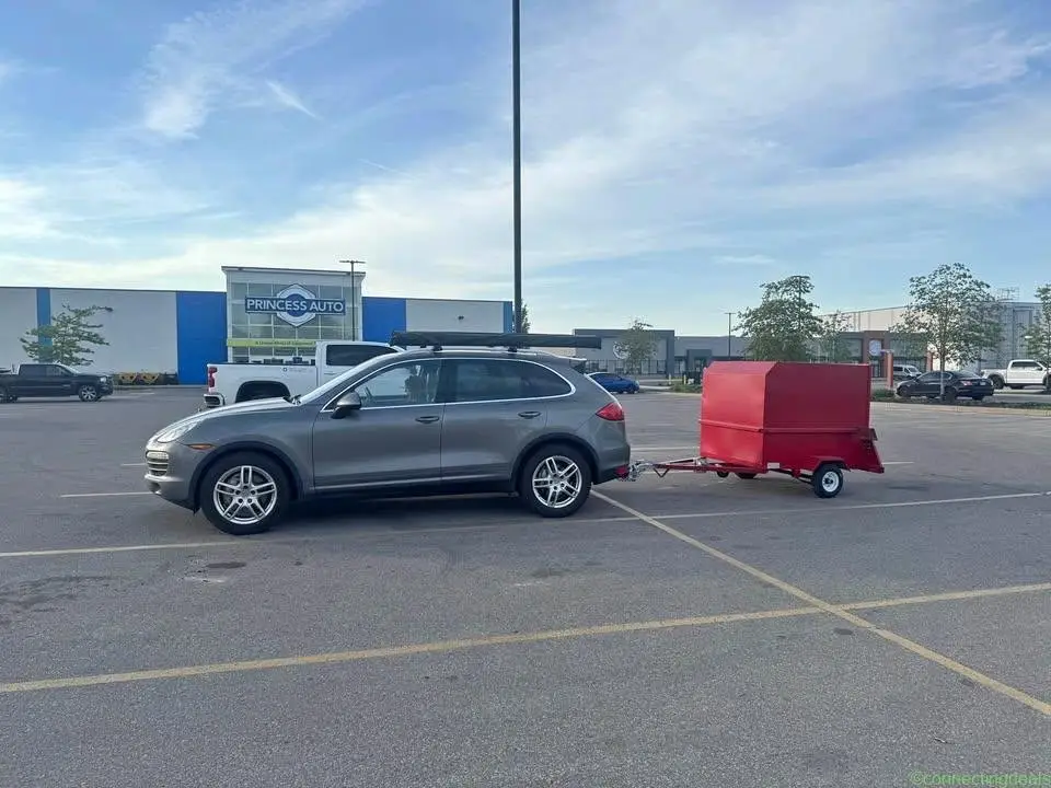4x5 Enclosed Convertible Utility Trailer