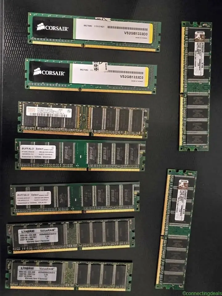 RAM DDR400 E RAM DDR3 varie marche Kingston